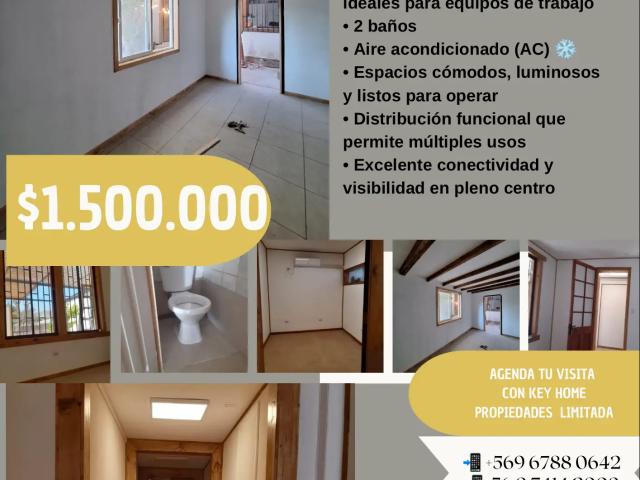 Oficina en arriendo en Parinacota, Atacama