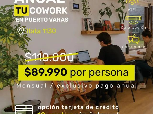 Oficina en arriendo en Don Cristóbal, Puerto Varas