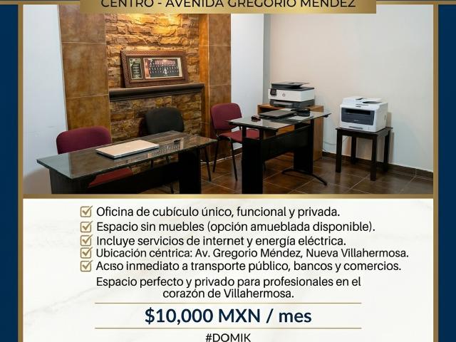 Oficina en renta en Centro, Tabasco