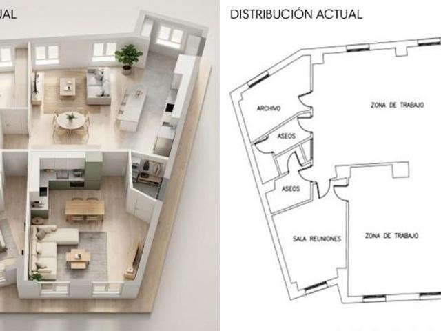 Oficina en venta en Hernán Cortés, Cáceres