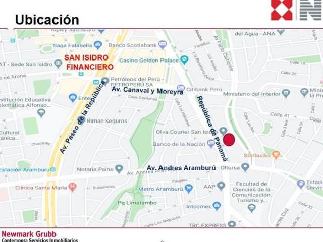 OFICINA EN VENTA SAN ISIDRO 433 m2
