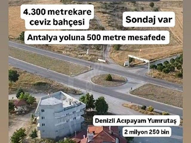 Acipayam, Denizli içerisinde satılık Arsa