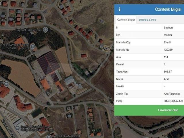 Bayburt Merkez, Bayburt içerisinde satılık Arsa
