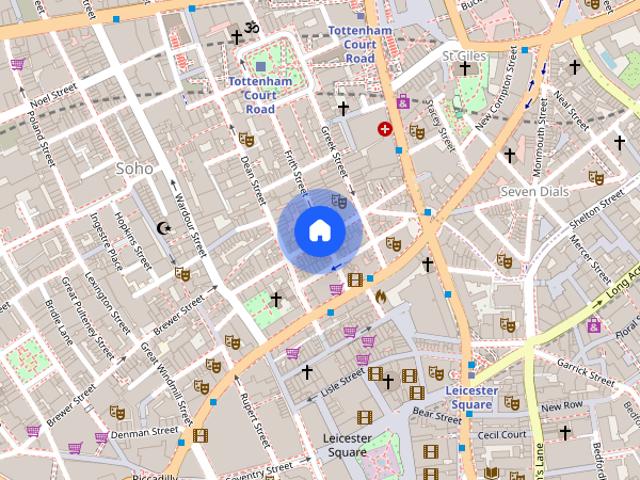 Apartment for rent in Soho, Greater London