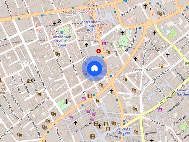 Apartment for rent in Soho, Greater London