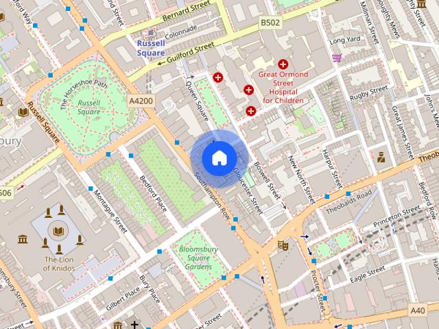 Apartment for rent in Bloomsbury
