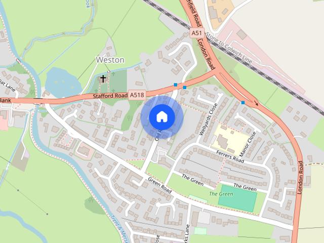 House for rent in Baswich, Staffordshire