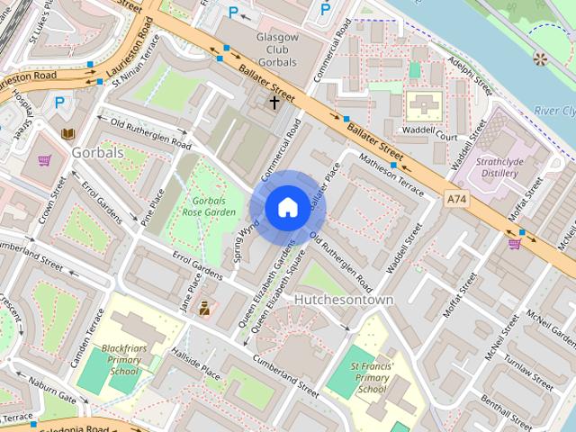Apartment for rent in Hutchesontown, Gorbals