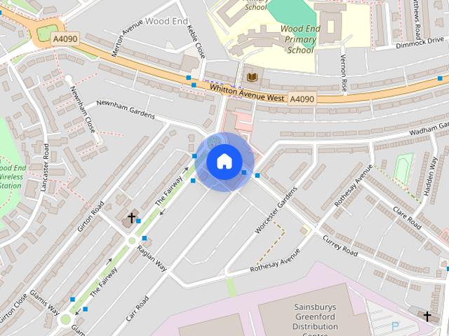 Apartment for rent in Wood End, Greater London