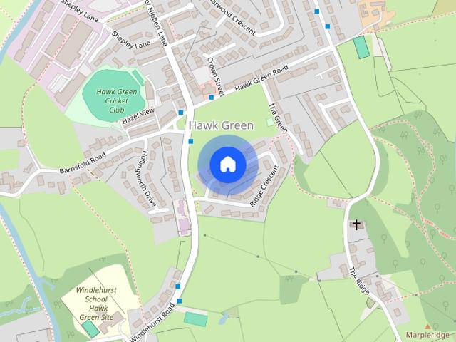 House for rent in Hawk Green, Greater Manchester