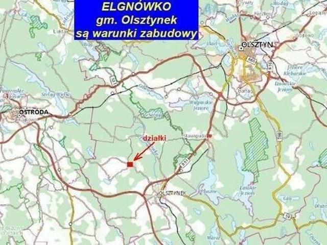 Grunt na sprzedaż w Olsztynek, Warmińsko-mazurskie