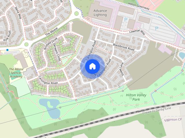 House for rent in Hilton CP, South Derbyshire