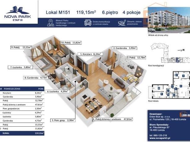 Mieszkanie na sprzedaż w Łomża, Podlaskie