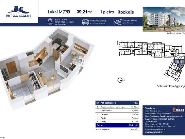 Mieszkanie na sprzedaż w Łomża, Podlaskie