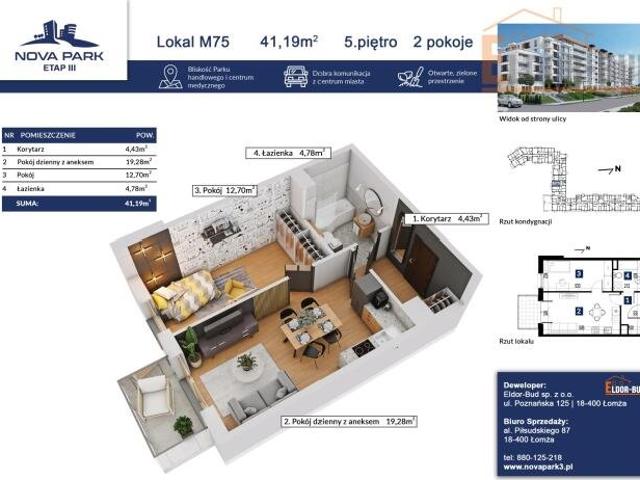 Mieszkanie na sprzedaż w Łomża, Podlaskie