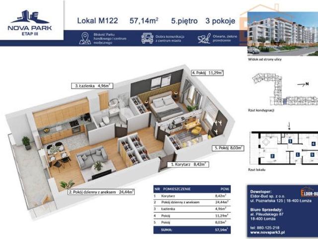 Mieszkanie na sprzedaż w Łomża, Podlaskie