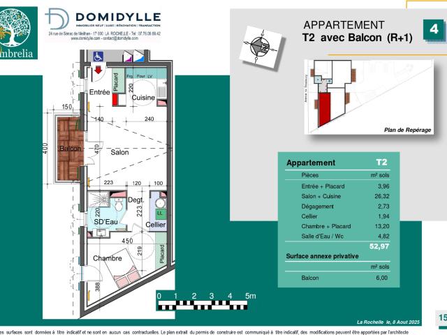 Appartement vente à La Rochelle, Châtelaillon-plage