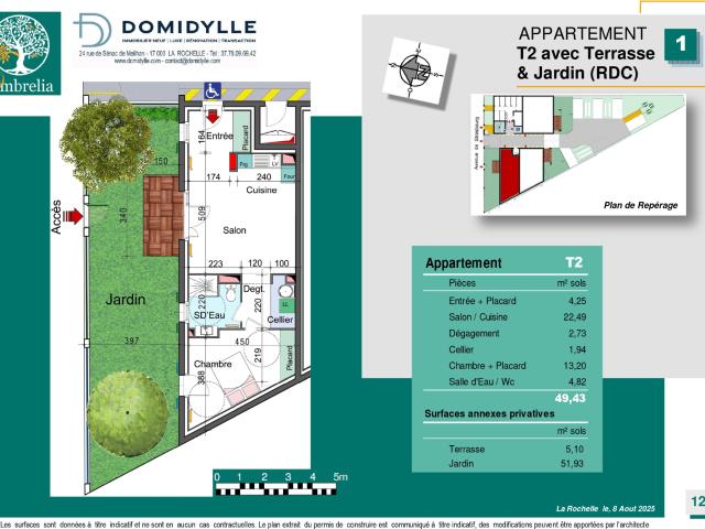 Appartement vente à La Rochelle, Châtelaillon-plage