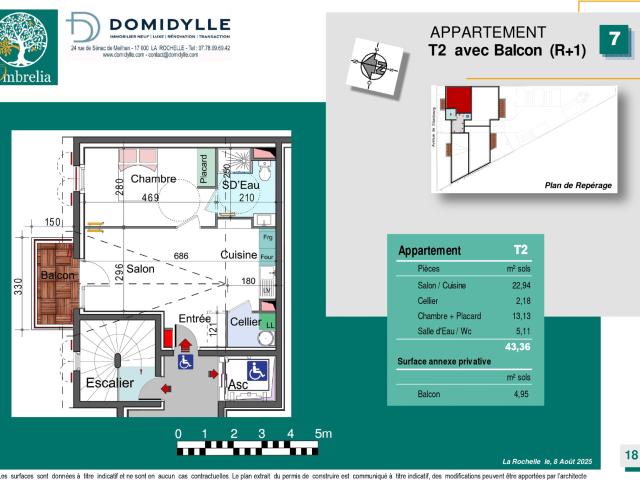 Appartement vente à La Rochelle, Châtelaillon-plage