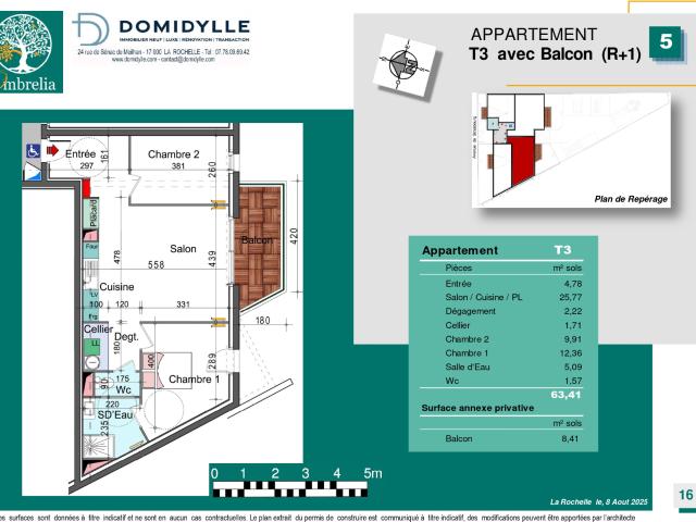 Appartement vente à La Rochelle, Châtelaillon-plage