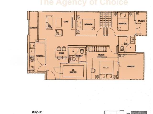 Apartment for rent in Joo Chiat