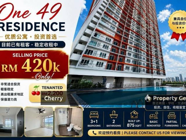 Apartment for sale in Tebrau, Johor