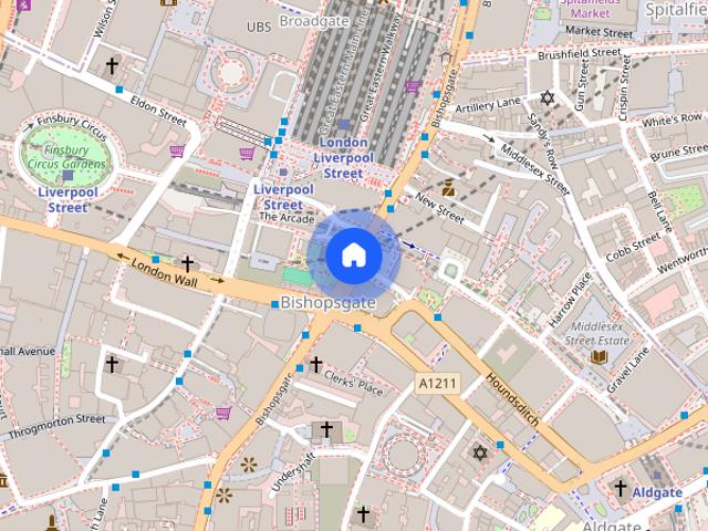 Apartment for rent in Bishopsgate Without, Lyons
