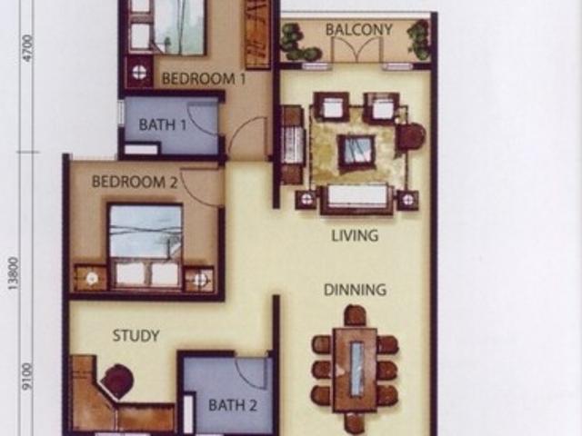 Condominium for rent in Petaling, Damansara Damai
