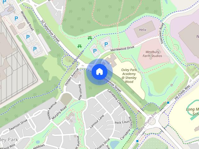 House for rent in Oxley Park, Shenley Church End