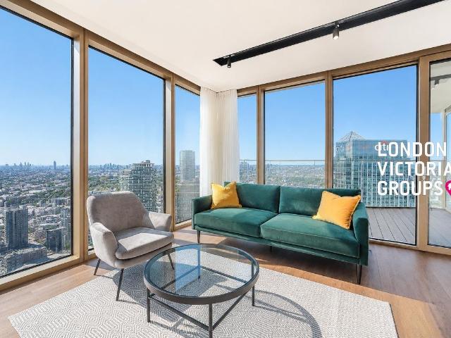 Apartment for rent in Wood Wharf, Greater London