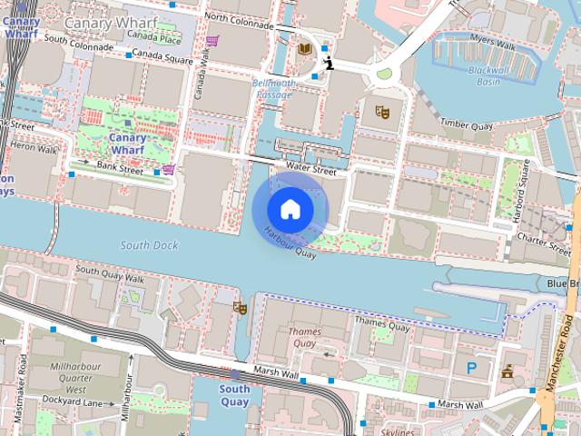 Apartment for rent in Wood Wharf, Greater London