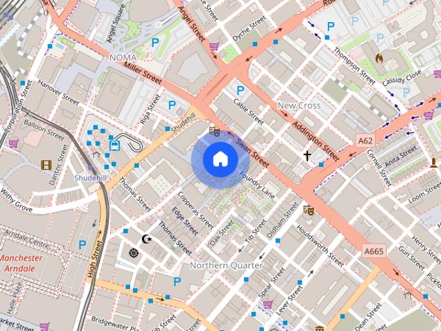 Apartment for rent in Northern Quarter, Manchester