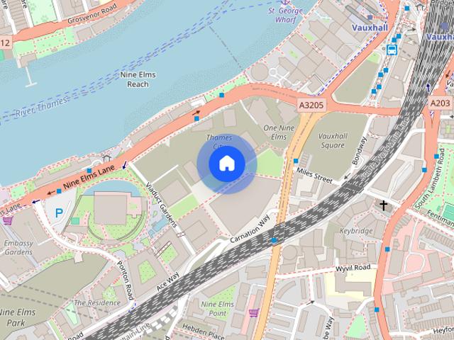 Apartment for rent in Nine Elms, Greater London