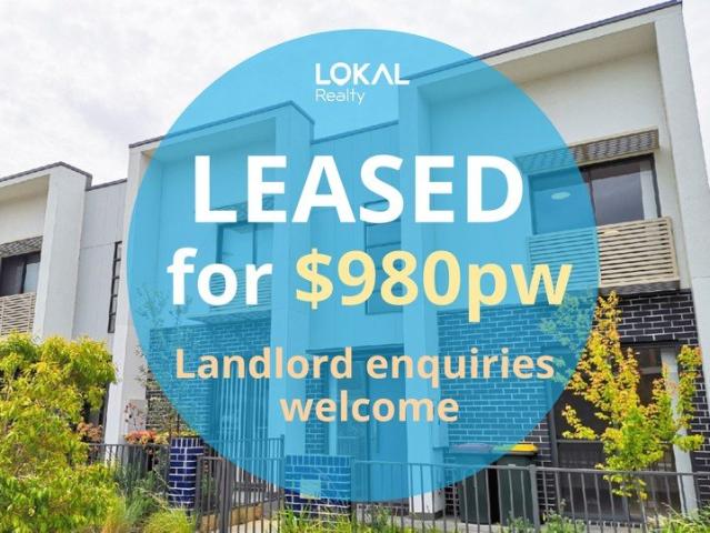 Townhouse for rent in Rouse Hill, Sydney