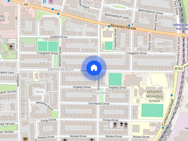 Apartment for rent in The Drives, Dennistoun