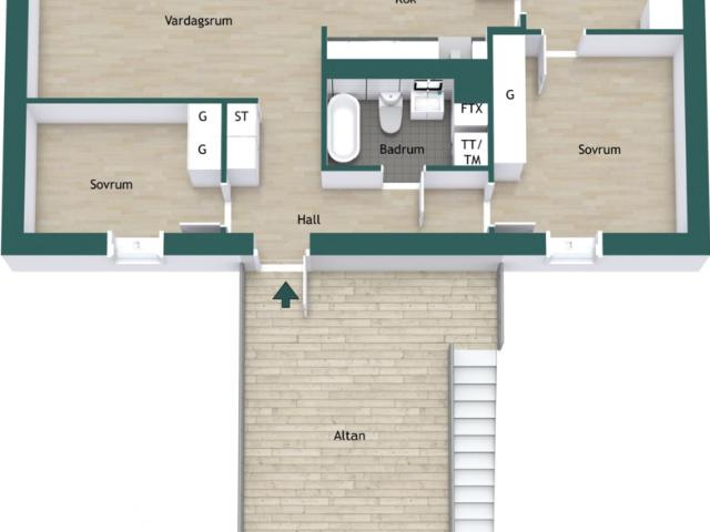 Bostadsrätt till salu i Uppsala
