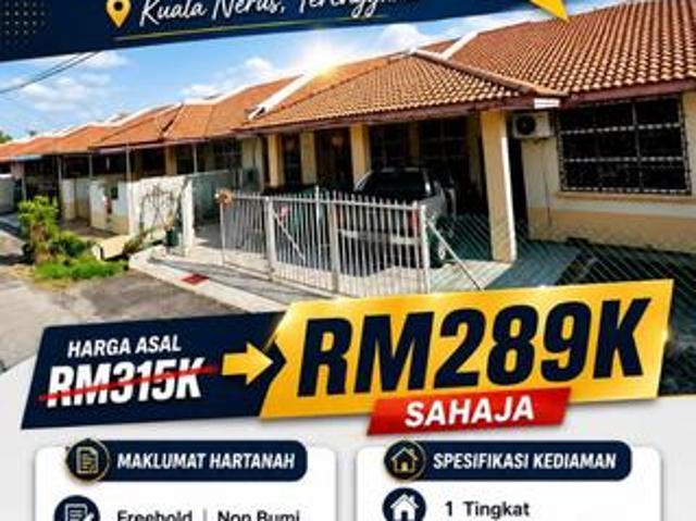 Terraced House for sale in Tringganu
