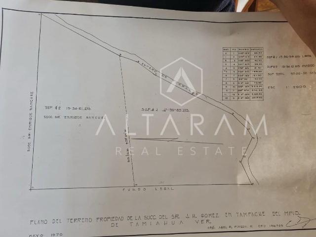 Terreno en venta en Tamiahua, Veracruz