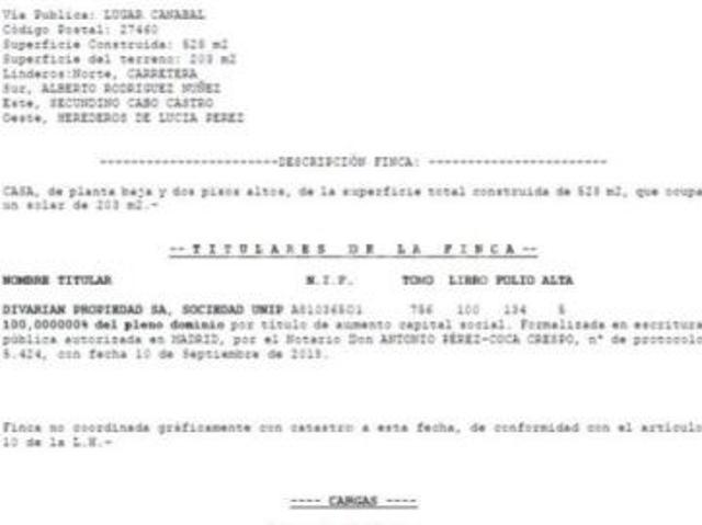 Casa en venta en Sober, Vilela
