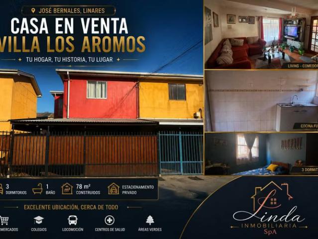 Casa en venta en Villa Pedro Olmos, Linares