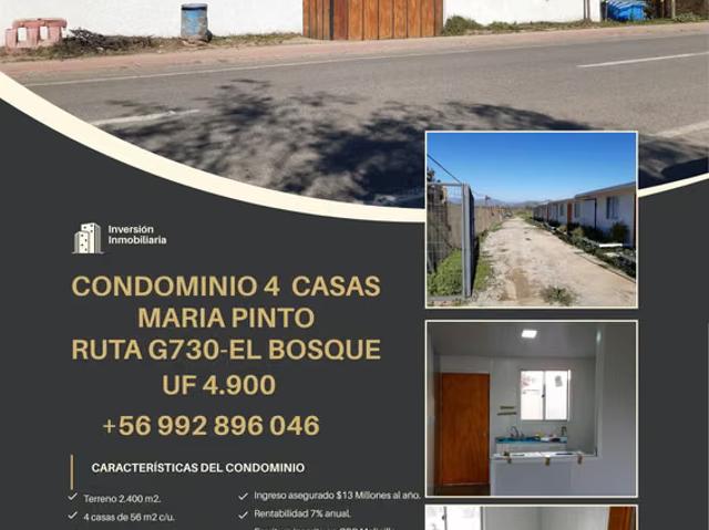 Casa en venta en María Pinto, Metropolitana