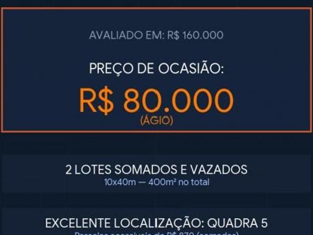 Terreno venda em Jardim Triângulo, Formosa