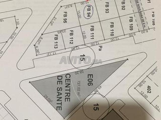 Propriété vente à Sidi Allal El Bahraoui