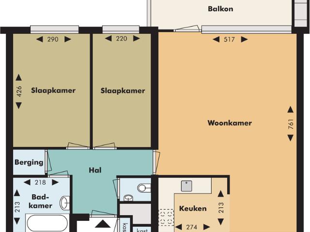 Appartement te huur in Woensel-Zuid, Acht