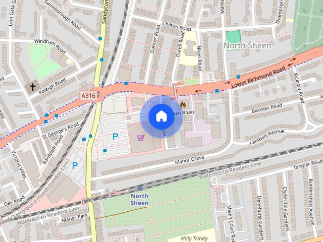 Apartment for rent in North Sheen, Greater London