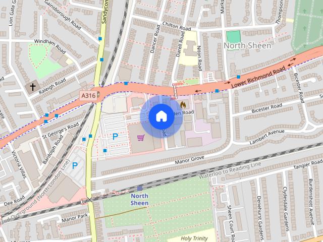 Apartment for rent in North Sheen, Greater London