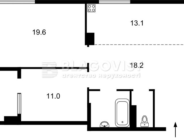 Квартира аренда в Романкове