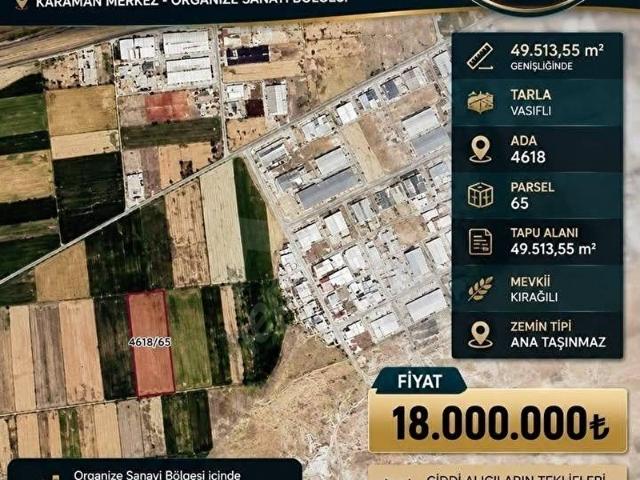 Bahçelievler, Karaman Merkez içerisinde satılık Arsa
