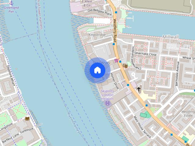 Apartment for rent in The Odyssey, Isle Of Dogs