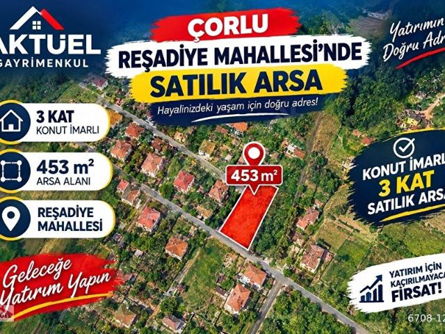 Havuzlar Mahallesi, Çorlu içerisinde satılık Arsa